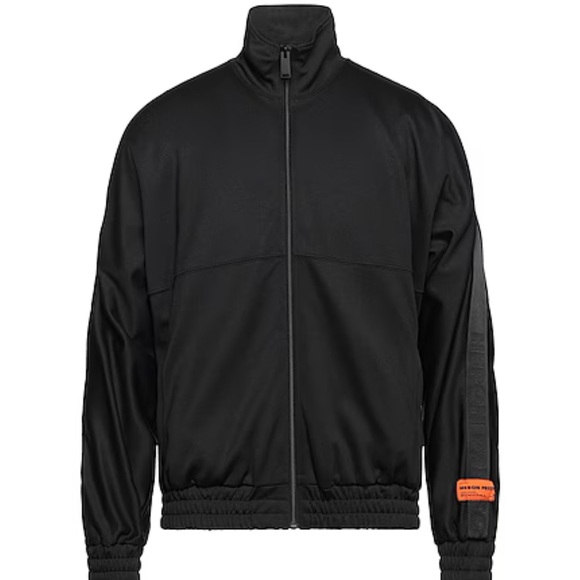 Heron Preston Logo Tape Zip Up Track Top 'Black' - Picture 3 of 16